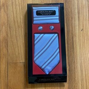 Men’s Tie Handkerchief and Cufflink Set